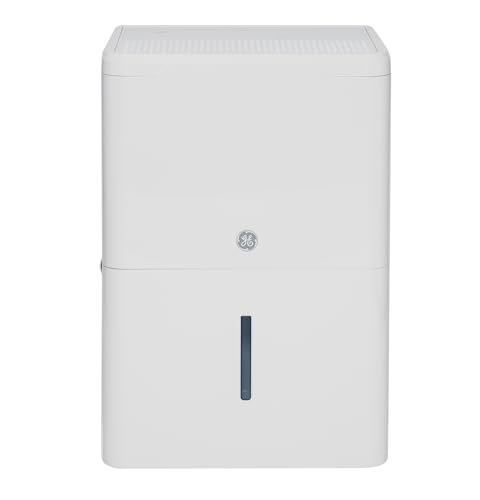 GE Dehumidifier with Pump & Hose, 50 Pint for Basement & Home, 5000 Sq Ft