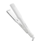 SALONIA サロニア ストレートアイロン ヘアアイロン 35mm 耐熱ポーチ付 海外対応 SL-004SW ホワイト