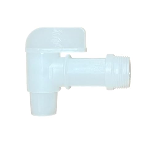 Comparison: Best Material For Faucets 3 White Plastic Drum Faucet - 3/4" Flow, Polyethylene Material, Barrel Faucet Replacement Spigot - 1 Pack