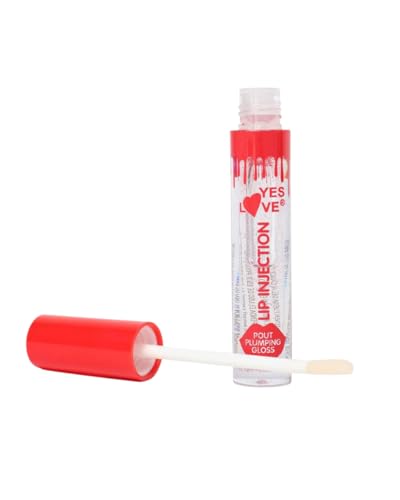 Yes Love Brillo de Labios Voluminizador con Efecto Maximizador, HOT Pump Picante, con Extracto de Menta, Hidratante, Lip Gloss Picante