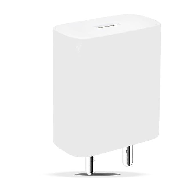 Image of Original 66W Charger Compatible with Vivo V27 /V27Pro /V29 /V29 Pro /V29e /V23e /V23 Pro /V25 /V25e /V25 Pro /iqoo Neo 6 /T1 Pro /T2 /T2 Pro /T3 /Z9x /Z9s,White with 3 Months Warranty