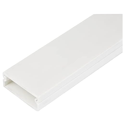 StarTech.com Cabo Management Raceway com fita adesiva 99 cm – Kit de ocultação de cabos de rede – Sistema de duto de fio de parede sólida – Canal corretivo de cabo – Canal de fiação de montagem em superfície PVC classificação UL (CBMWWD3211)