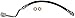 Dorman H622503 Rear Passenger Side Brake Hydraulic Hose for Select Chevrolet Models