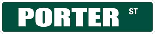Size - 16x4 inch(40x10cm) cartello in metallo Porter 4\