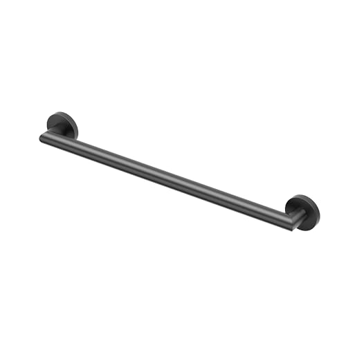 Image of Gatco 964MX Glam 24 inch L Grab Bar, Matte Black /ADA Compliant Stainless Steel Safety Grab Bar for Bathroom
