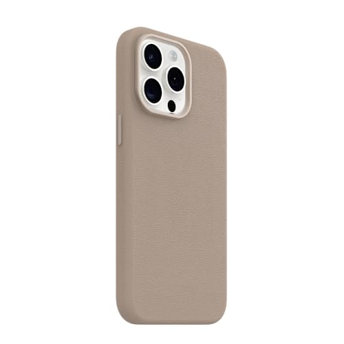 Image of OtterBox iPhone 15 Pro Max Symmetry Series Cactus Leather for MagSafe - Cottonwood Glen Brown