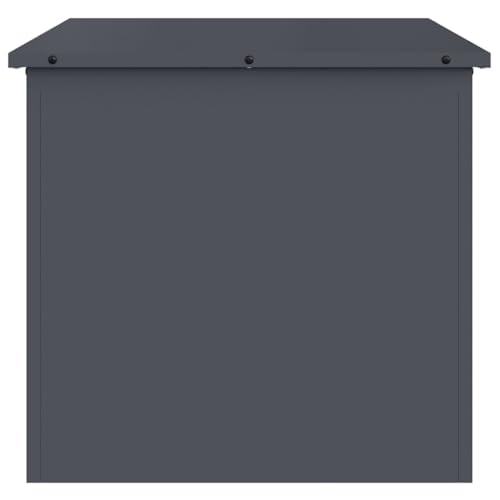 Vidaxl Armadio Da Giardino In Acciaio Antracite - 55 X 50.5 X 50 Cm, Con Sollevamento A Gas, Spazioso E Resistente Alle Intemperie. Ottimo Per Il Tuo Patio. Assemblaggio Necessario Per 2 Persone, In - 6