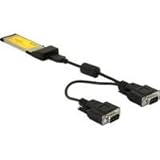  DeLOCK 61390 - Tarjeta PCMCIA (ExpressCard, 0.9216 Mbit/s, 2 x RS232)