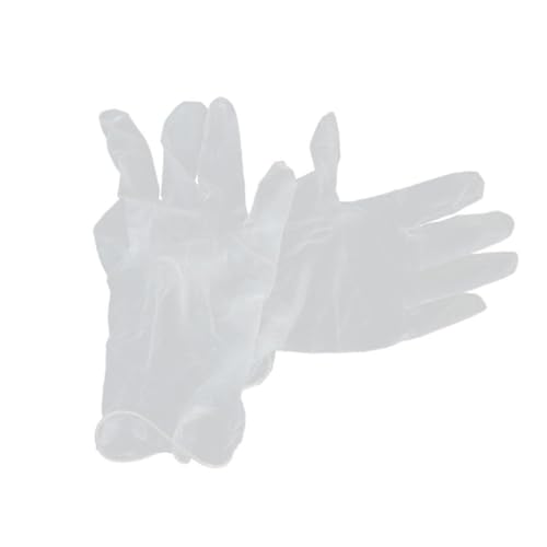 Uonlytech Food Gloves 80pcs Disposable Pvc Gloves Household Cleaning Alternative No Elastic
