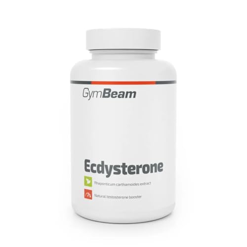 Ecdysteron Kapseln – 300 mg pro Tagesdosis – 90% Beta-Ecdysteron, Extrakt aus Saflor-Bergscharte – Hochdosiert, vegan, ohne Zusatzstoffe, unterstützt die Leistungssteigerung – GymBeam, 60 caps