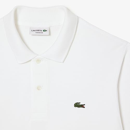 Lacoste Polo Classique L.12.12 Manches Longues Homme Blanc XL