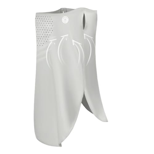 Protección solar para la cara, polaina para el cuello, protección solar, soporte para toda la cara y el cuello, actividades al aire libre, vacaciones, viajes, conducción de verano, Gris Claro, Refer