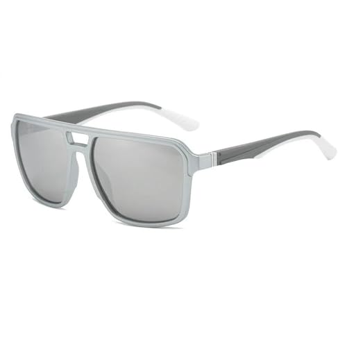 Lunettes de soleil à double pont pour femme et homme rétro léopard UV400