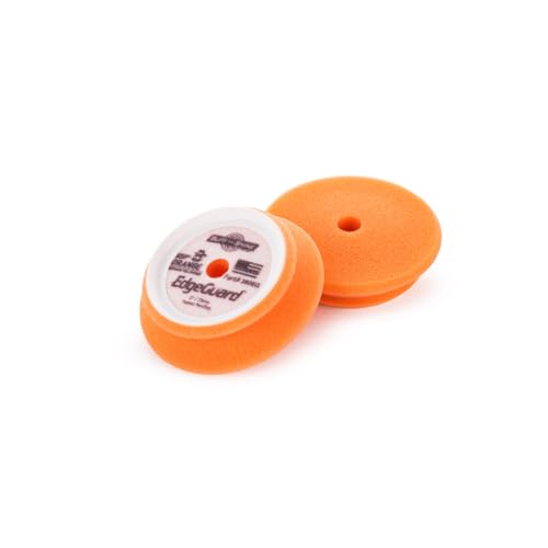 Image of Buff and Shine - EdgeGuard Foam Buffing Pads - Orange - 3 inch Cutting & Polishing Pad - Pack of 2