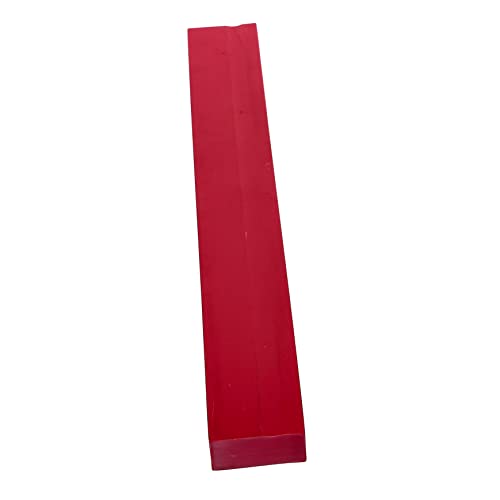 Sewroro Long Chapter Rubber Stamp Block DIY Carving Material Red Plastic Seal Stamp for Creative Projects