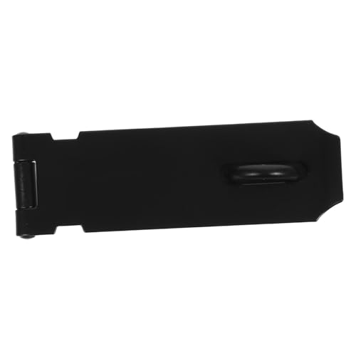HOLIDYOYO Stainless Steel Black Lock Tag Door Safety Clasp Simple Structure Easy Install Durable Lock