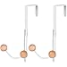 Alipis 2pcs Over The Door Hooks Door Hangers Hooks Decorative Back Doors Wall Mount Hanger Racks for Pants Clothes Towels Coat