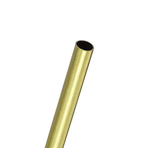 Sourcing map Tubatura rotonda d'ottone del tubo di...