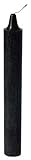TMT Black Taper Candles, 6