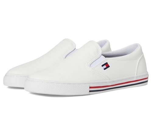 Tommy Hilfiger Women's Lezari Sneaker, White/White, 7 by Tommy Hilfiger - Used condition - CA$54.87