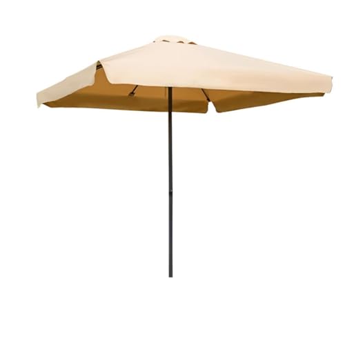 Generic Parasol de Jardin Carré de 200cm, Parapluie de Terrasse Extérieur avec 8 Baleines, Parasol de Marché Imperméable avec Protection UV pour Balcon, Pelouse, Piscine