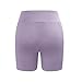 Zzalalana Girls Biker Shorts with Pockets, High Waisted Athletic Running Yoga Dance Gymnastics Shorts for Kids 4-15 Years Purple