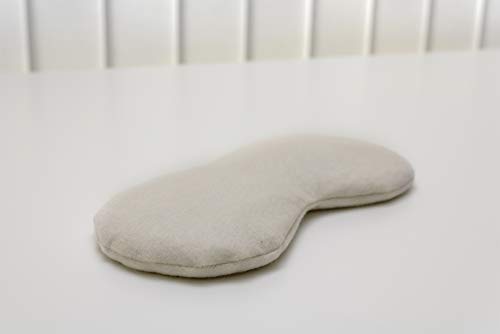 Biologisch oogkussen lavendel & lijnzaad (katoenen flanel, extra zacht) voor ontspanning, koelen, verwarmen of voor yoga - Afbeelding 5