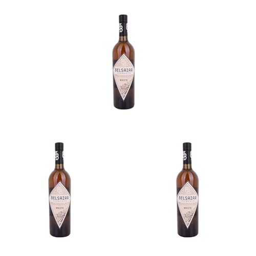 Belsazar White Vermouth, vermú, 750 ml (Paquete de 3)