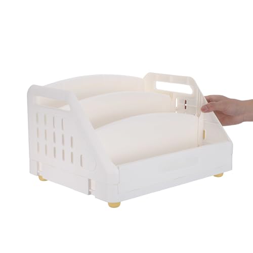 Étagère pliable enfants avec panier pour bureau et petits espaces - 7