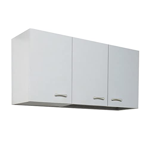 Spessore pannelli: 18mm Yellowshop - BASIC mobile pensile e scolapiatti cucina 2 ante Bianco (Versione SX)