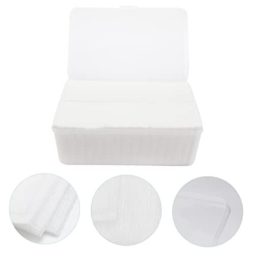 FRCOLOR 1080 Unidades Almofadas De Algodão De Corte Macio Almofadas De Algodão Cosméticas Quadradas