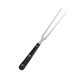 Design ergonomique : la poignée de la fourchette à viande a été méticuleusement conçue pour fournir à la fois confort et stabilité de préhension. Sa compatibilité avec les sessions culinaires prolongées en fait un choix privilégié des deux professionnels.