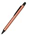 Produktbild Online Kugelschreiber Alu Stylus Rosegold, Druckkugelschreiber aus Aluminium, auswechselbare Großraum-Mine, Schreibfarbe schwarz, mit Softtouch Feeling, Stift mit Touchpen, 1 Stück