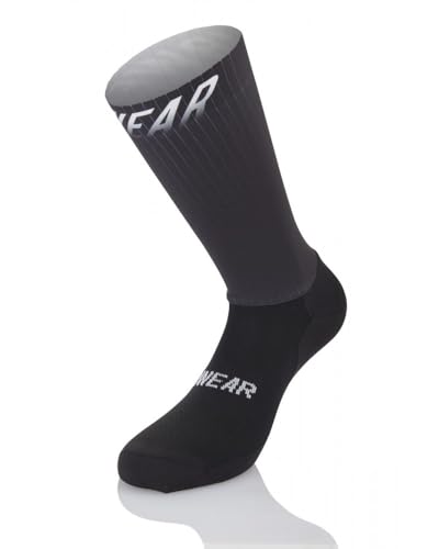 Chaussettes de vélo MBWEAR noir XS adaptées à la performance sur route et VTT