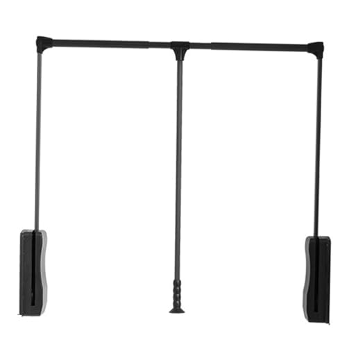 Tringle de penderie rabattable pour optimiser le rangement du dressing - 2