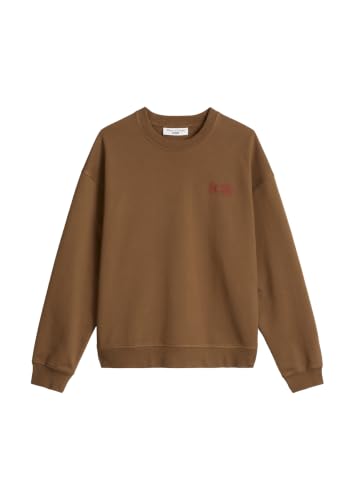 Marc OߴPolo Denim Damen Crayfish Sweatshirt aus Bio-Baumwolle Oversize Fit, Braun (Umbra Brown), XXL