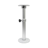 【PERFEKTE OPTION】 Verstellbare Tischbeine eignen sich perfekt für größere Tische in Wohnmobilen, Booten, Pontons und Wohnmobilen, oder Sie können sie auf einem Deck oder Dock verwenden – schrauben Sie einfach die Basis auf den Boden.
