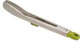 Joseph Joseph Elevate Steel Pinces compactes en inox avec reposoir intégré - Vert...