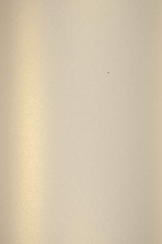 Netuno 10 hojas de papel nacarado dorado claro A4 210x297mm 120g Majestic Light Gold papel perlado de doble cara metalizado para imprimir invitaciones scrapbooking manualidades tarjetas Navidad boda
