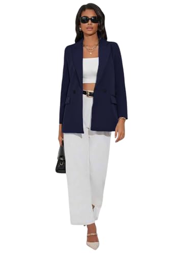 Image of KOTTY Womens Open Front Blazer for Women - Workwear Style Lightweight Blazer for All Seasons