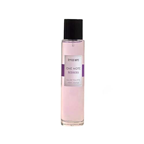 Flor de Mayo - One Note Berries - Fragancia Monogotas con Aroma a Frutos Rojos - Colonia Larga Duración - Perfume Ideal para Viaje, Regalo, Bolso, Neceser - 100ml