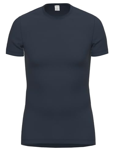 Preisvergleich Produktbild Ammann Herren halbarm Unterhemd Dunova Shirt 1 / 2 Arm, Dunkelblau, XL