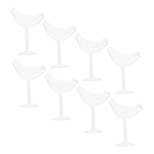 Verres à cocktail oiseau lot de 8 service de dégustation de vin maison - 2
