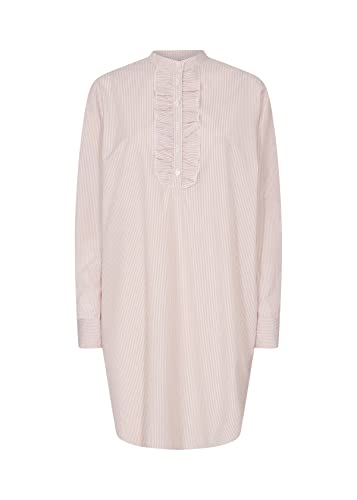 SOYACONCEPT SC-BEA 3 Camisa de Volantes a Rayas Túnica, Estuco marrón Combi, S para Mujer Cover