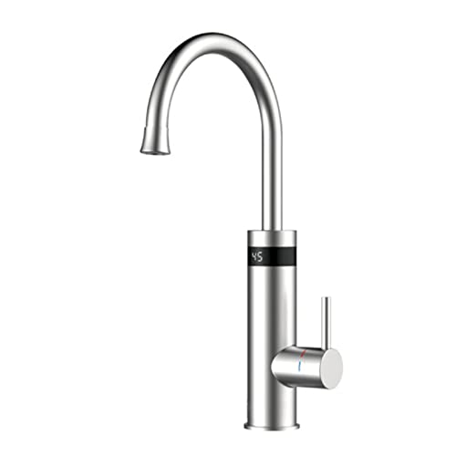 Robinet de cuisine eau chaude instantanée mitigeur évier affichage LED