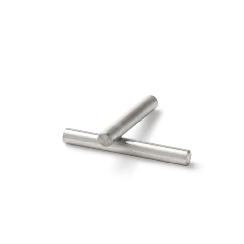 ASMC Industrial 1/8″x 1″ Dowel Pins 18/8 – Heavy Duty Precision Fasteners for Woodworking, Furniture Assembly and DIY Projects - Durable Corrosion-Resistant, Pack of 25