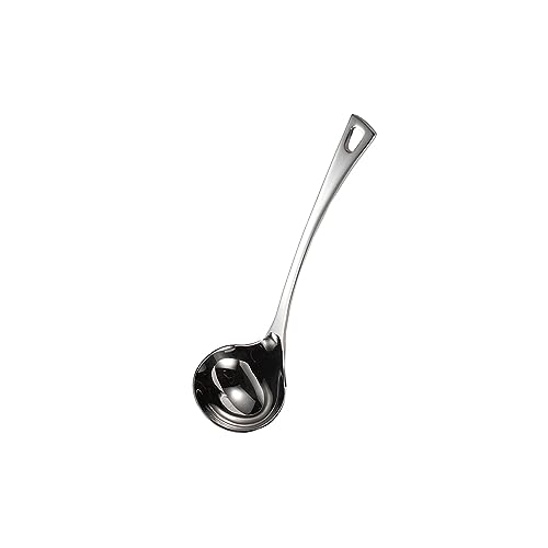 Stainless Steel Kitchen Ladles, Heavy-Duty Metal Soup Ladles, Gravy Ladle Cooking Spoon for Kitchen,8.6inch