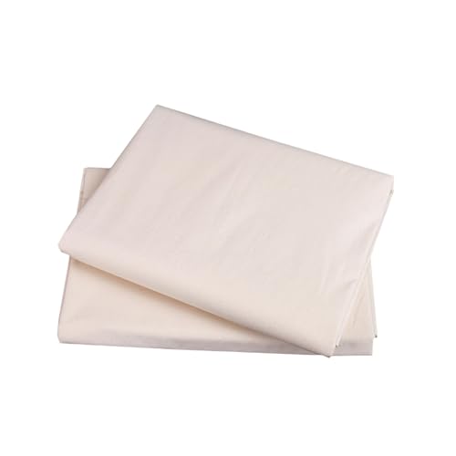 wlsvega Tissu en lin au mètre - Tissu d'ameublement - 160 x 100 cm - Vendu au mètre - Coton uni - Convient pour la broderie, la couture de vêtements et le...