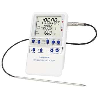 Traceable Datalogging Cryogenic Thermometer: 1 Stainless Steel Probe