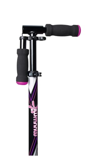 muuwmi Aluminium Scooter - Tretroller, 205 mm, ABEC 7, f&uuml;r Kinder und Erwachsene, GS gepr&uuml;ft, h&ouml;henverstellbar, pink